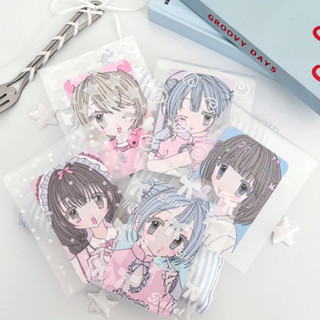 😍COD😍 50ชิ้น/เซ็ตส ฟิล์มการ์ด OPP ถุงกาวในตัว ถุงบรรจุภัณฑ์โ…