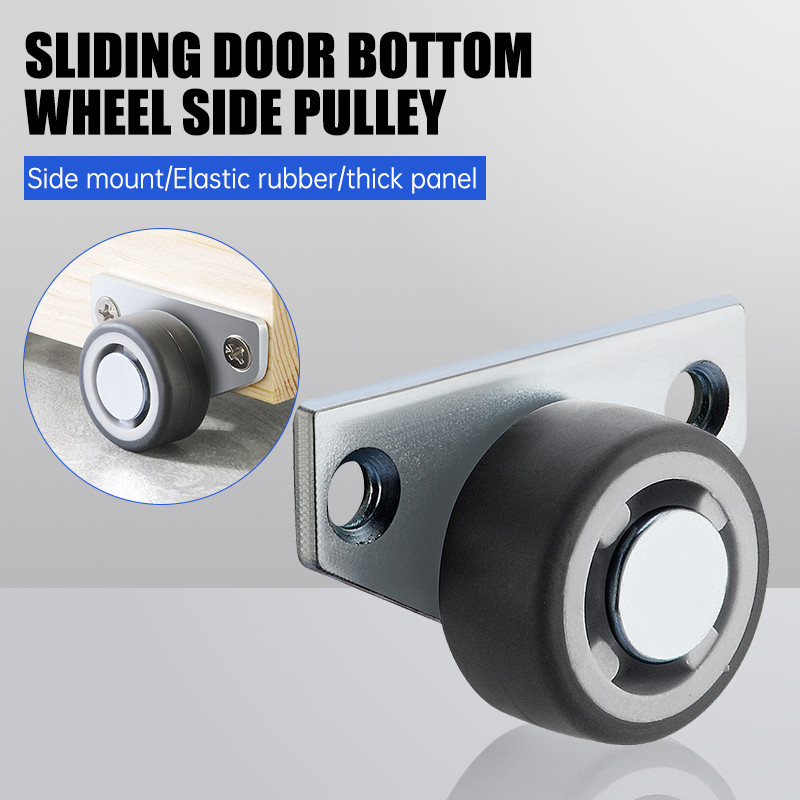 COD ประตูบานเลื่อนด้านล่างล้อโซฟาโต๊ะรับประทานอาหารลูกกลิ้งไนลอนด้านข้างติดตั้งล้อทิศทาง