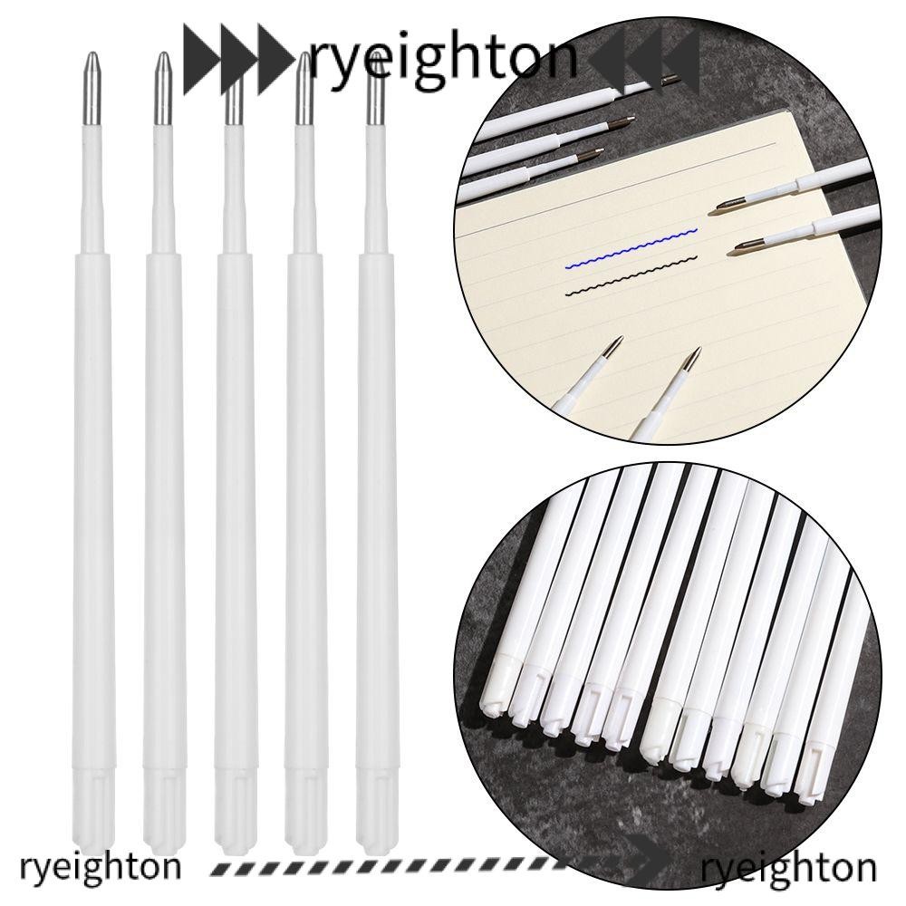 Ryeighton 10 ชิ้น/ล็อตปากกากด Core เครื่องเขียนลายเซ็นขนาดใหญ่-ความจุเครื่องมือเขียน
