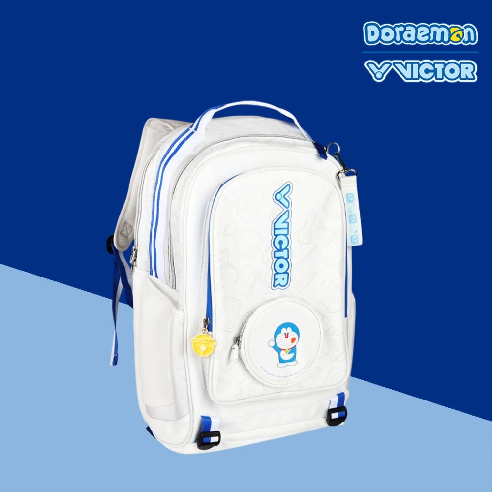 💙 VICTOR x DORAEMON BR5035DRM 🎒🏸✨ เป้สะพายหลังสุดน่ารัก ฟังก์ชันครบ! 💙