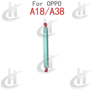 สําหรับ OPPO A18 CPH2591 / A38 CPH2579 ปุ่มปรับระดับเสียงด้านข้าง Flex Cable Keys ปุ่มปิดระดับเสียงปุ่มขึ้นและลงด้านข้างส่วนทดแทน