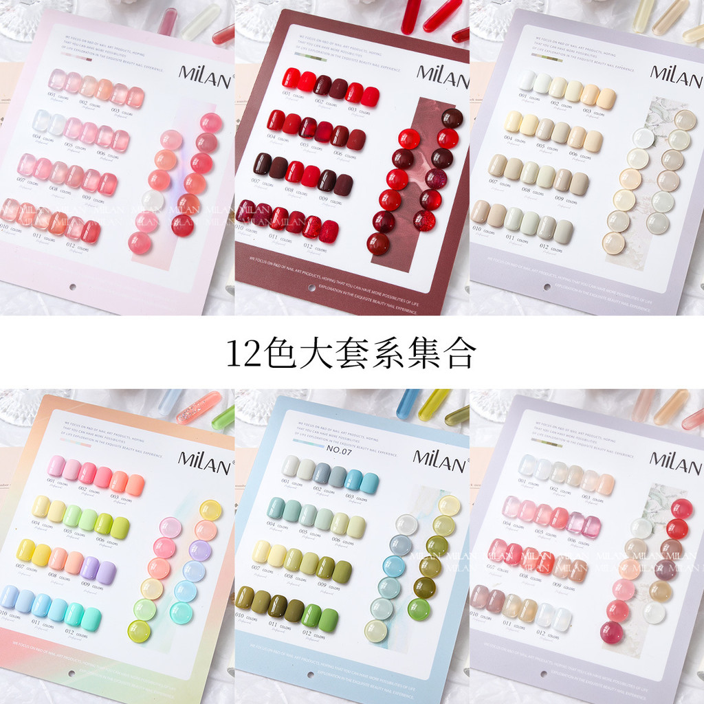 แถมชาร์จสี 12 สี สีเจลไซรัป ชมพูพีช สีพื้น แดง น้ำตาล 15ml สีสุขภาพดี milan  สีเจล ราคา ถูกที่สุด ดีลบีเคเค รูปภาพหลัก