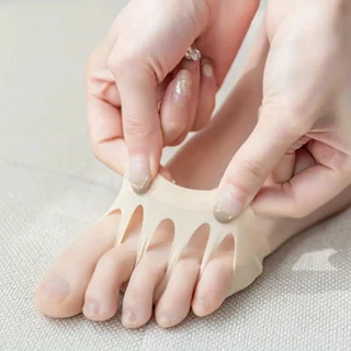litai ถุงเท้าครึ่งฝ่ามือ ถุงเท้าห้านิ้ว ถุงเท้าซับเหงื่อ แบบบาง แฟชั่นฤดูร้อน