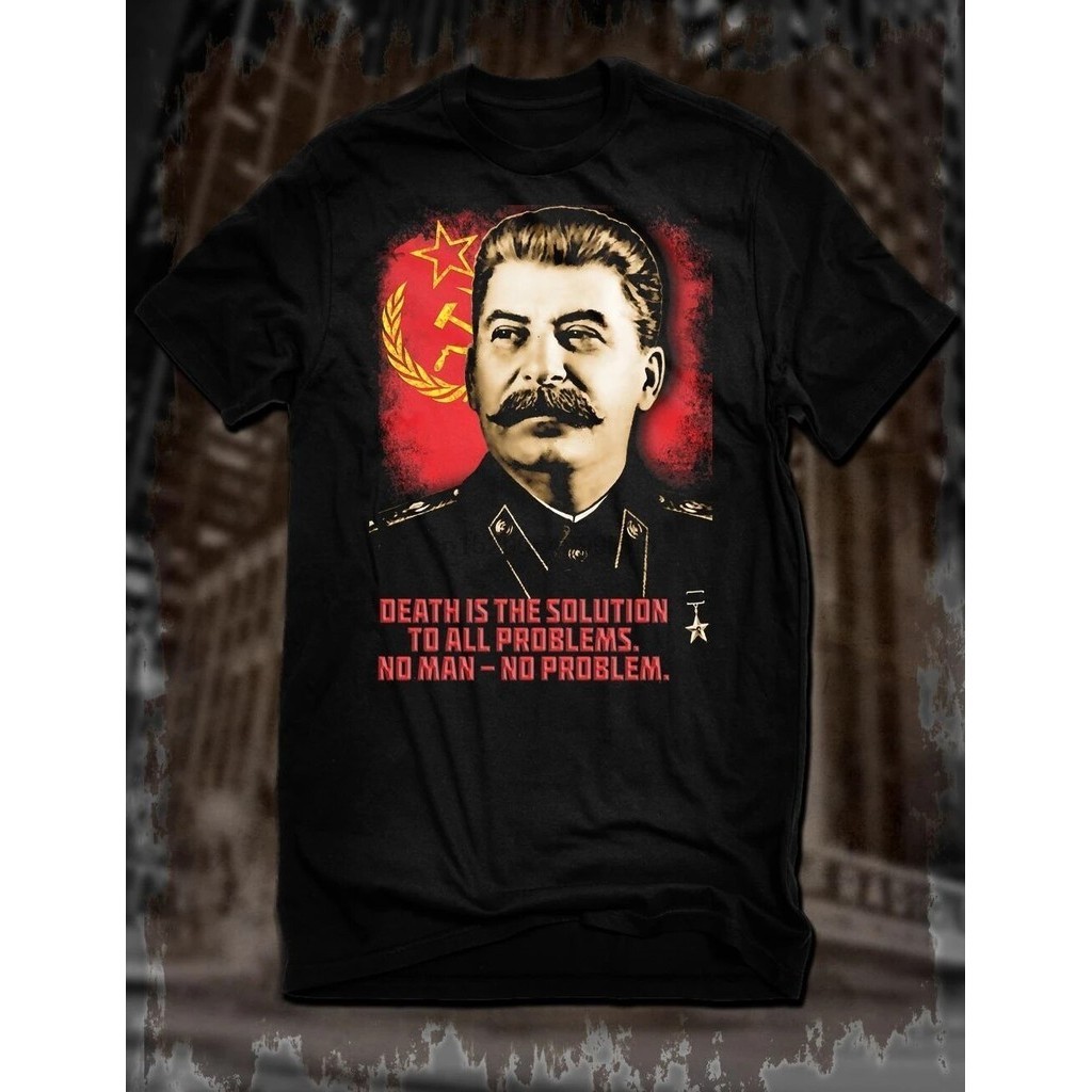 ใหม่ Joseph Stalin เสื้อยืด Allied Nations Ww2 ทหาร Tee Ussr Communicst รัสเซีย T เสื้อฤดูร้อนแขนสั้