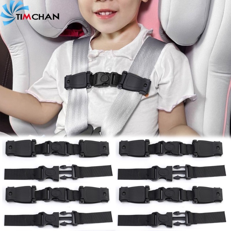 สายรัดนิรภัยเด็ก - คลิปล็อคหน้าอกรถยนต์ ป้องกันการหลบหนี แบบสากล - สลักหัวเข็มขัดสําหรับเด็กในรถยนต์ - สายรัดเข็มขัดนิรภัย แบบทนทาน - คลิปล็อคหัวเข็มขัดนิรภัย - ล็อคนิรภัยสําหรับเด็กอัตโนมัติ