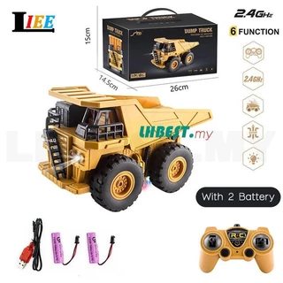 Rc Alloy Engineering Dump Truck Car Series Excavator Bulldozer Mixer Roller Tower Crane Crawler-type ของเล่นรีโมทคอนโทรลรถสําหรับของขวัญเด็กผู้ชายวิศวกรรมยานพาหนะรุ่น