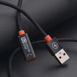 Homie0 สายชาร์จข้อมูล Sync USB A 3 0 ชายประเภท C หญิง 5Gbps สายเคเบิลข้อมูล USB to Type C สายแปลงสําหรับ 15 14 1