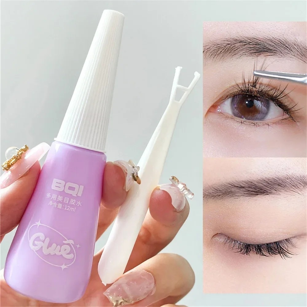 12ml กาวขนตากันน ้ ําแห ้ งเร ็ วกาวขนตาปลอมแต ่ งหน ้ าขนตาปลอมขยายกาวใส - รูปที่ 5