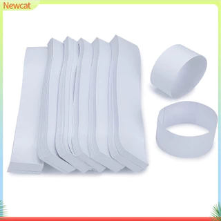 {Newcat} สายรัดธนบัตร กันฉีกขาด สีขาว 300 ชิ้น สําหรับซุปเปอร์มาร์เก็ต และธนาคาร