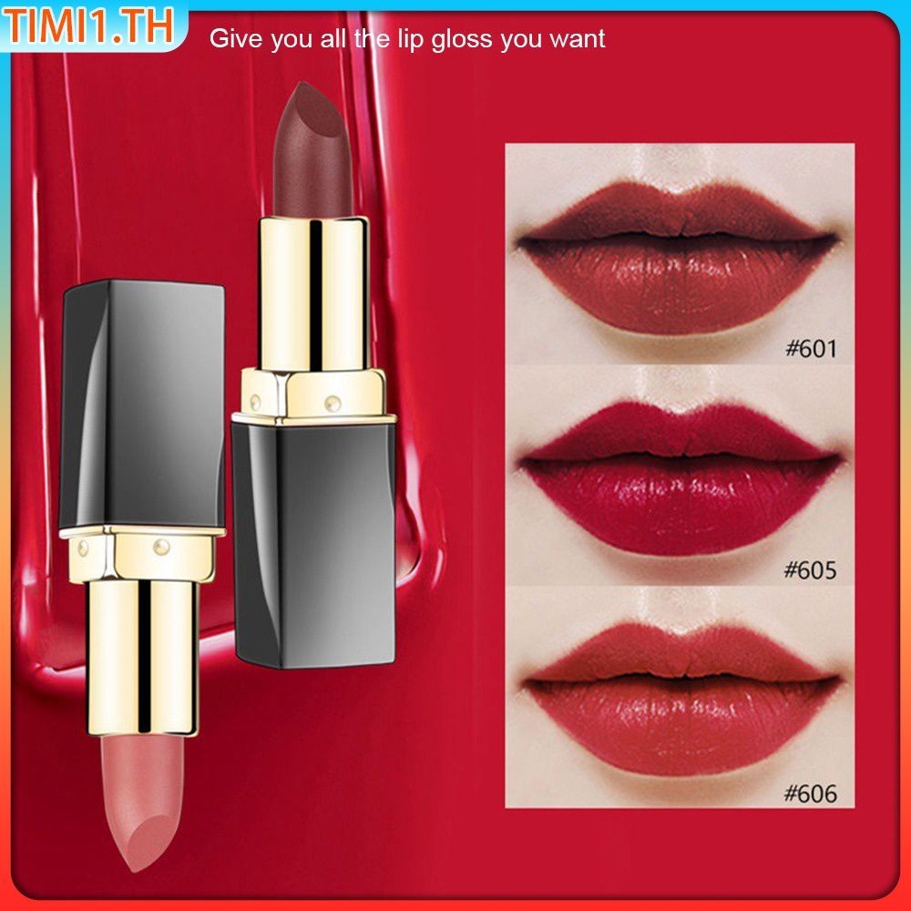 Nayou ลิปสติกเนื้อแมท 6 สีลิปกลอสให้ความชุ่มชื้นกันน้ำ | ทิมิ1