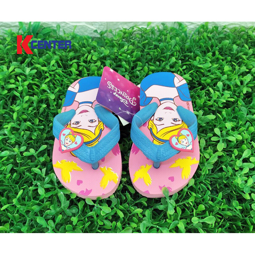 Kenta รองเท้าแตะเด็กผู้หญิงหนีบ ลาย Disney Cinderella รุ่น PF83 (ลิขสิทธิ์แท้)​