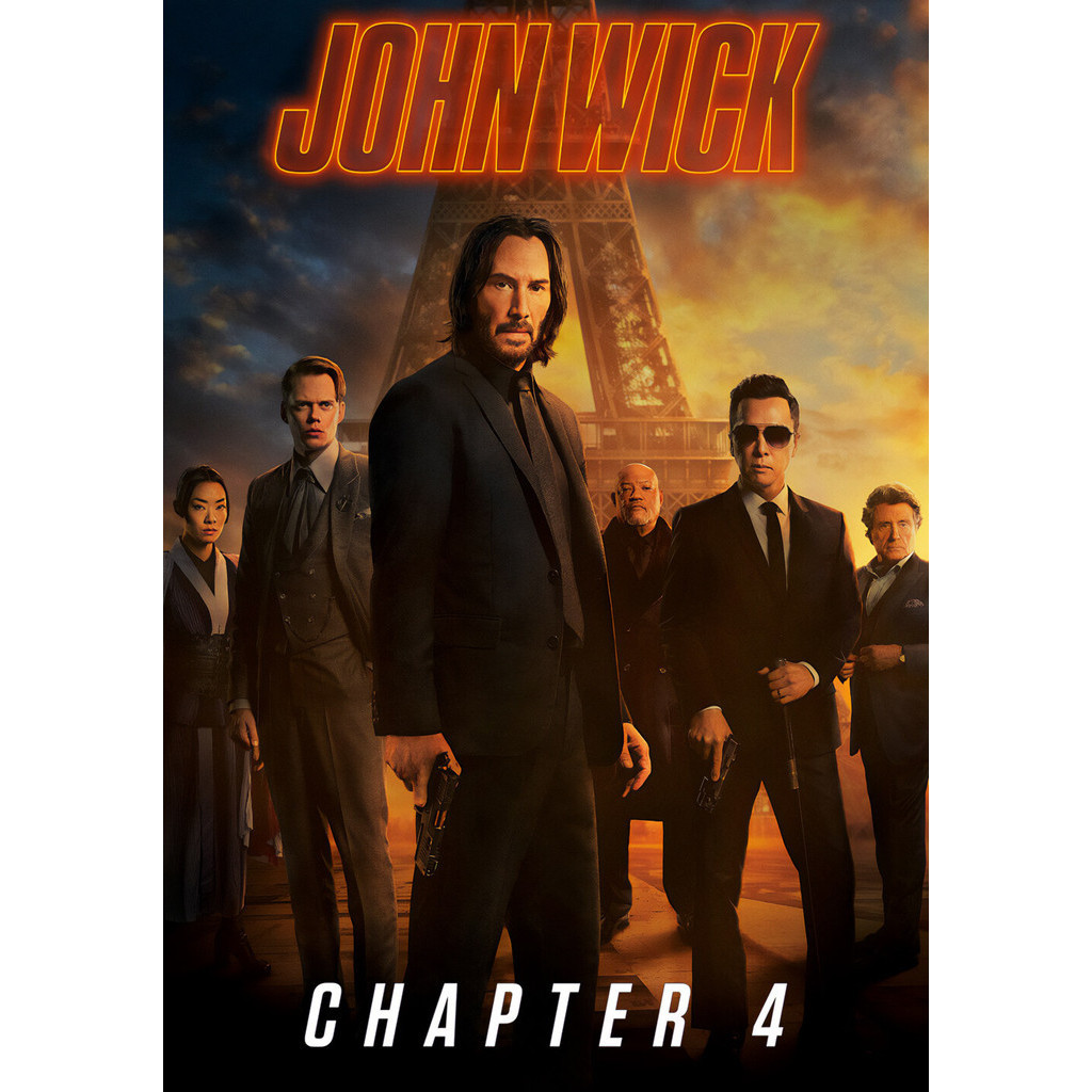 John Wick Chapter 4 จอห์น วิค แรงกว่านรก 4 (2023) DVD หนังใหม่ มาสเตอร์ พากย์ไทย