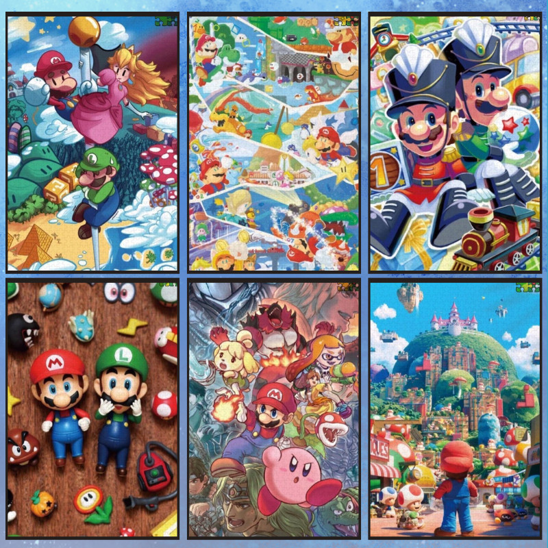 📣พร้อมส่ง📣【Mario】jigsaw puzzle-จิ๊กซอว์-300-1000-ชิ้น- ชิ้นของเด็ก จิ๊กซอว์ไม้ 1000 ชิ้น จิ๊กซอว์ 1000 ชิ้นสำหรับผู้ใหญ่ จิ๊กซอ จิ๊กซอว์ 500 ชิ้น🧩221-6 จิ๊กซอว์ 1000 ชิ้น สำหรับ ผู้ใหญ่ ตัวต่อจิ๊กซอว์ จิ๊กซอว์ การ์ตูน