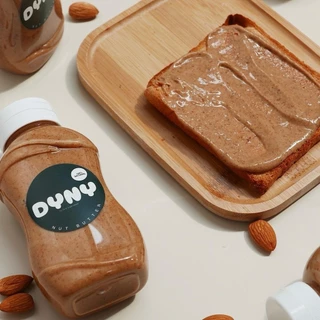 DyNy Almond butter เนยถั่วแอลมอนด์ 100% ไม่ได้ใส่น้ำตาล ไม่ได้ใส่น้ำมันเพิ่ม