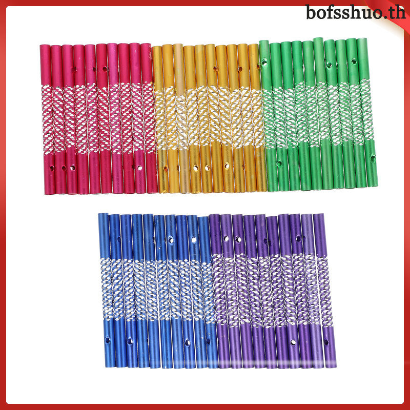 Bofsshuo กระดิ่งลม DIY แบบเปลี่ยน อุปกรณ์เสริม สําหรับตกแต่งท่อแก้ว 50 ชิ้น