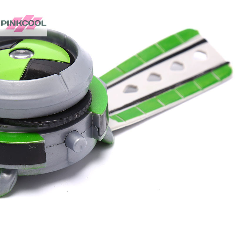 Pinkcool ขายดี Ben 10 สไตล์ นาฬิกา ของแท้ ของเล่นสําหรับเด็ก สไลด์โชว์นาฬิกา ขายดี