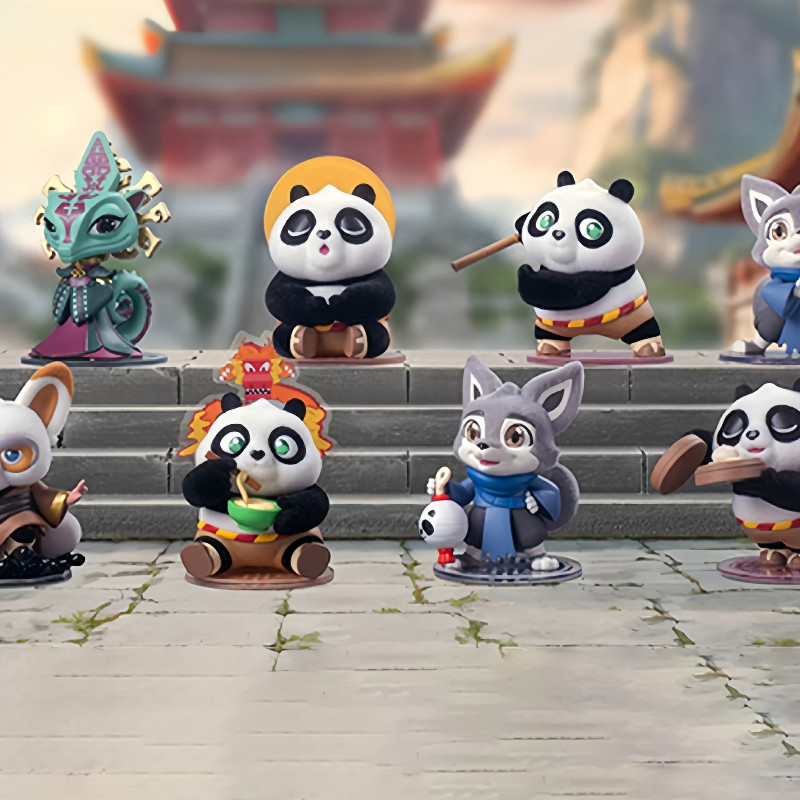 KUNG FU PANDA 4 dream works งานฝัน กล่องตาบอด สไตล์ที่เลือกได้ น่ารักตุ๊กตา ของเล่น