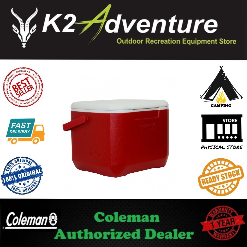 Coleman COOLER BOX 16QT สีแดง