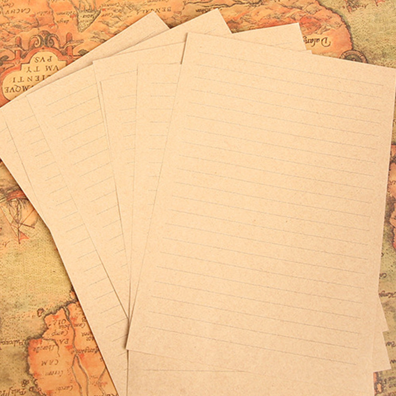 ซองจดหมายกระดาษคราฟท์ รูปหัวใจ แนวนอน สไตล์โรแมนติก เรโทร มี 10 ชิ้น - รูปที่ 4