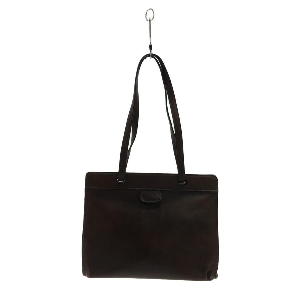 HERMES Tote Bag Brown Leather Direct from Japan Secondhand