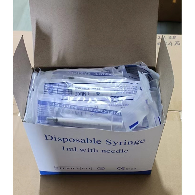 Syringe กระบอกฉีดยา 1 ml ยกกล่อง 100ชิ้น ไซริ้งค์