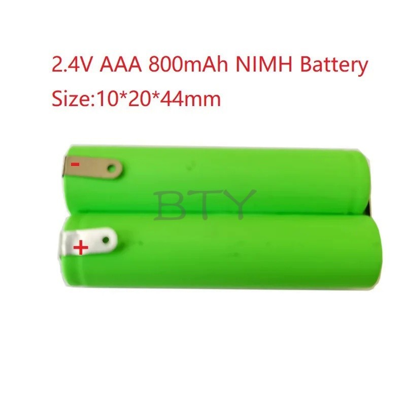 BTY 2.4V 800mAh AAA NIMH Battery DIY for YS534/17 Water Pik WP-900 Remington Barba Trimmer Shaver Ra