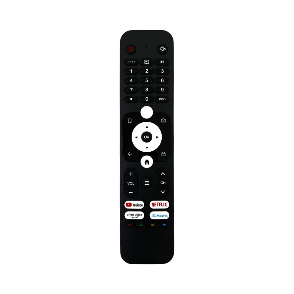 7SEVEN® เข้ากันได้กับ Haier Tv Remote HTR-U31 รุ่นและเหมาะสําหรับ Haier Smart Android 4k LED UHD HD 