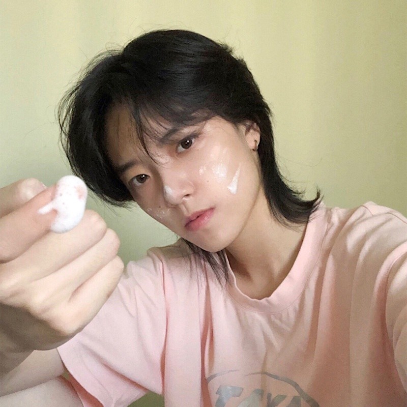 【เรือจากประเทศไทย】 2021 สินค้าใหม่ wolf tail wig, ชายสั้นผม mullet head outturned สั้นผมนุ่ม cos ผู