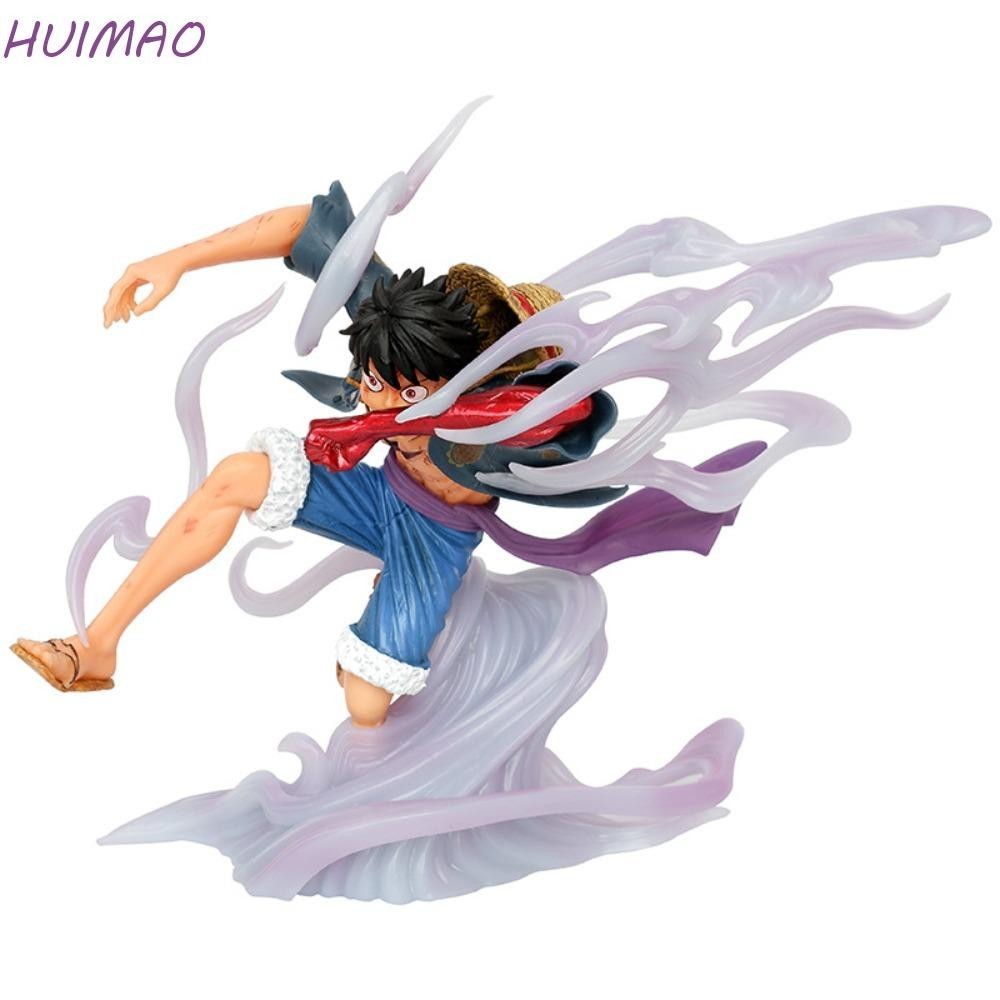 Huimao โมเดลฟิกเกอร์ PVC อนิเมะ Luffy Gear 5 Sun God Nika Luffy Nika Statue Nika Luffy Gear 5 ของเล่น ของขวัญวันเกิด สําหรับเด็ก