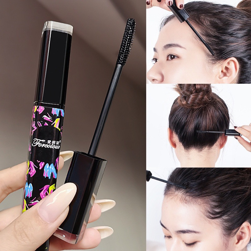 H-05🌟มาสคาร่าเก็บไรผมมาสคาร่าจัดแต่งทรงผมเก็บลูกผม ปิดผม ผมไม่ยุ่ง แก้ปัญหาหัวฟู เจลใส ไม่เหนียวเหนอะหนะติดทนนานพกพาง่าย