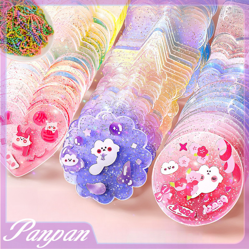 แพ็คผสม 200 ชิ้น (แถมโซ่ไข่ปลา) พวงกุญแจ อะคริลิค DIY แผ่นอะคริลิคใส