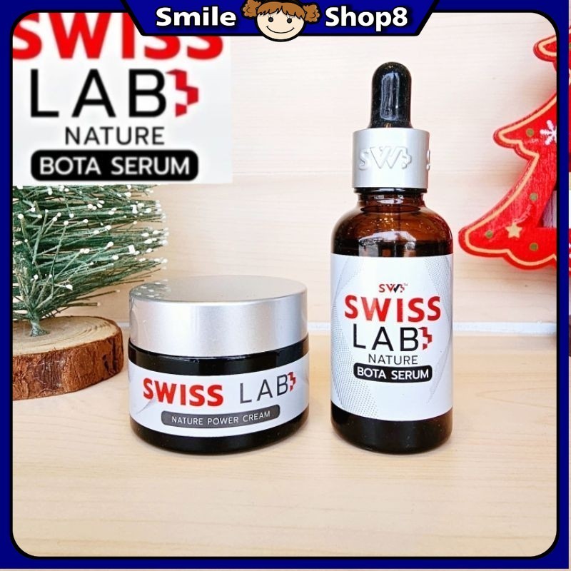 Swisslab เซตคู่บำรุงฟื้นฟูผิว ครีมบำรุง+เซรั่ม สวิสแล็บ ครีมอาตุ่ย เซรั่มอาตุ่ย ปริมาณ30 ml./ขวด