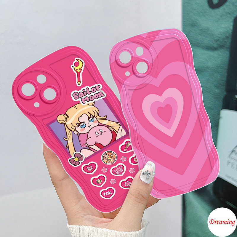 เคสโทรศัพท์มือถือ ลายหัวใจ สีแดง สําหรับ OPPO Reno 10 8T 7Z 8Z 8 7 6 5 4 3 4G 5G 5F 4F A3S A91 A83 A71 A39 A57 F11 Pro F9 F1S F7 F5 Youth เด็กผู้หญิงน่ารัก