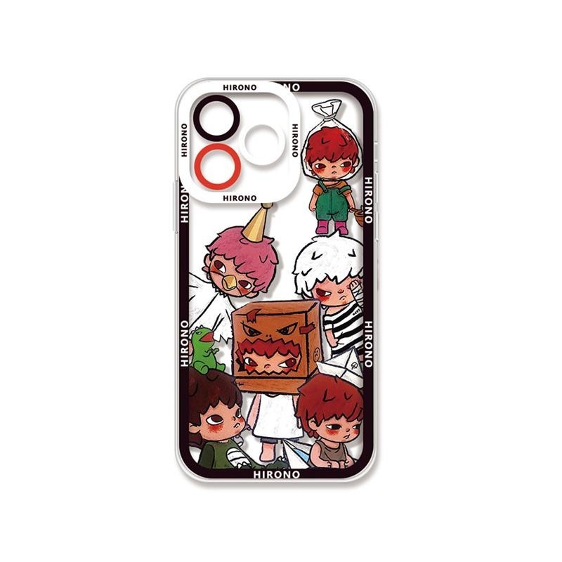 เคสโทรศัพท์มือถือ ซิลิโคนนุ่ม ใส กันกระแทก ลาย Hirono Dimoo Sweet Bean สําหรับ Samsung S24 Ultra S23 Plus S22 S21 S20 S23 FE Note 10 Lite 10 Pro 20 J7 Prime J6 Plus A21S A72 M23
