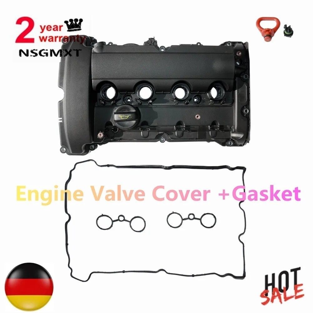 QP03 Engine Valve Cover +Gasket for BMW Mini R55 R56 R57 R58 1.6T Cooper S  JCW N14 Engine 111276465