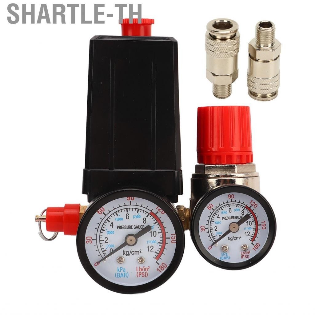 Shartle-th Pressure Controller Switch Better Control Quick Response Perfect Match Air Valve 0-180PSI 4 Way for Machine