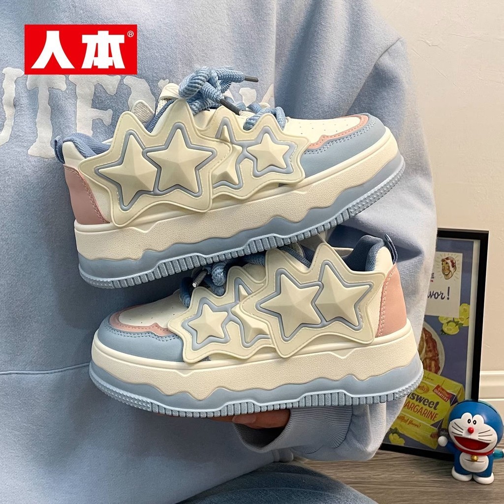 Renben Xingxing รองเท้าผ้าใบรองเท้ากีฬาลำลองผู้หญิง