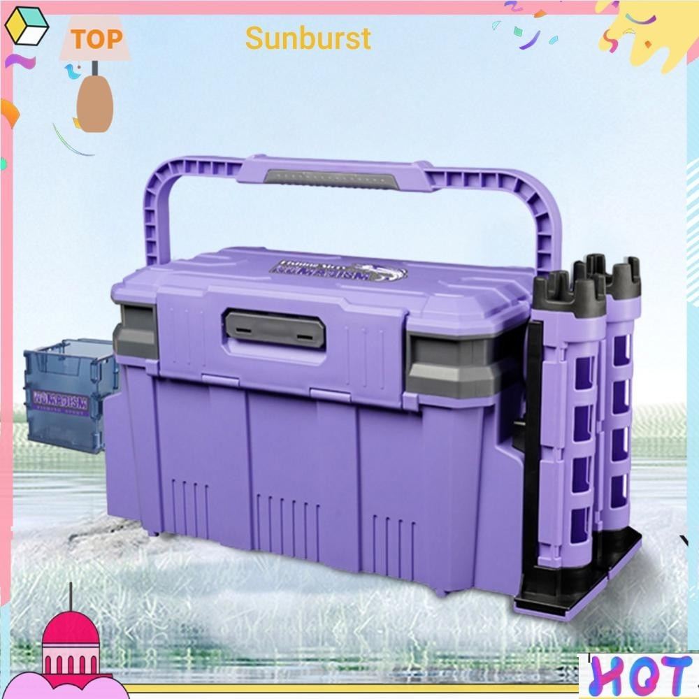 [Sunburst11.th] กล่องเครื่องมือแยกตะขอตกปลา 9 ช่อง 19.5 ลิตร ถอดออกได้ [Sunburst11.th]