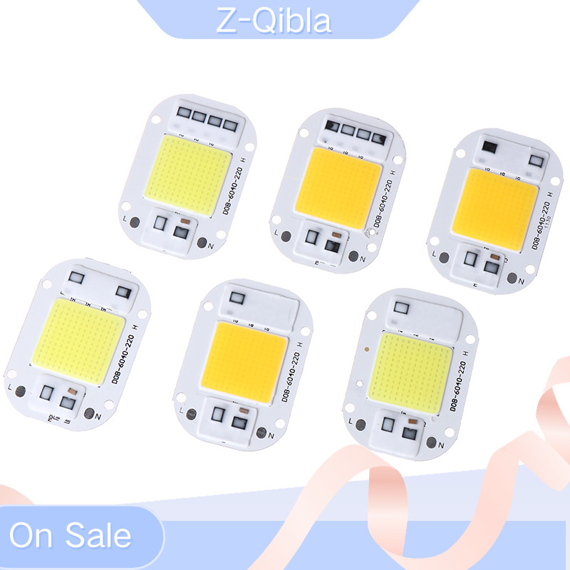 Z-qibla ชิปหลอดไฟ LED 20W 30W 50W AC 220V COB DIY