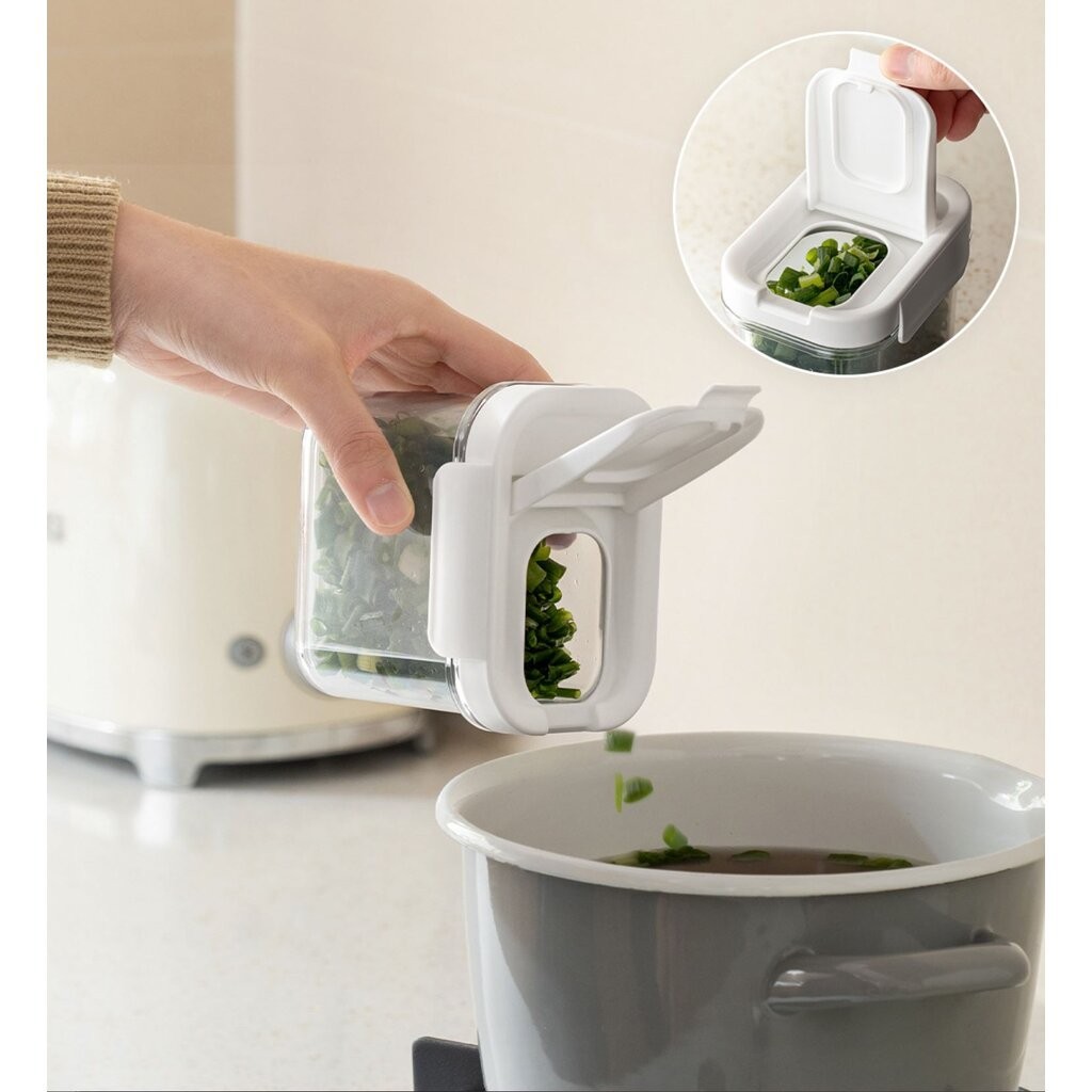 Omocha | Small Drain Box Food Storage Container กล่องใส่ผัก กล่องเก็บอาหาร มีตะแกรงระบายน้ำ สำหรับเก็บ หอมแดง กระเทียม