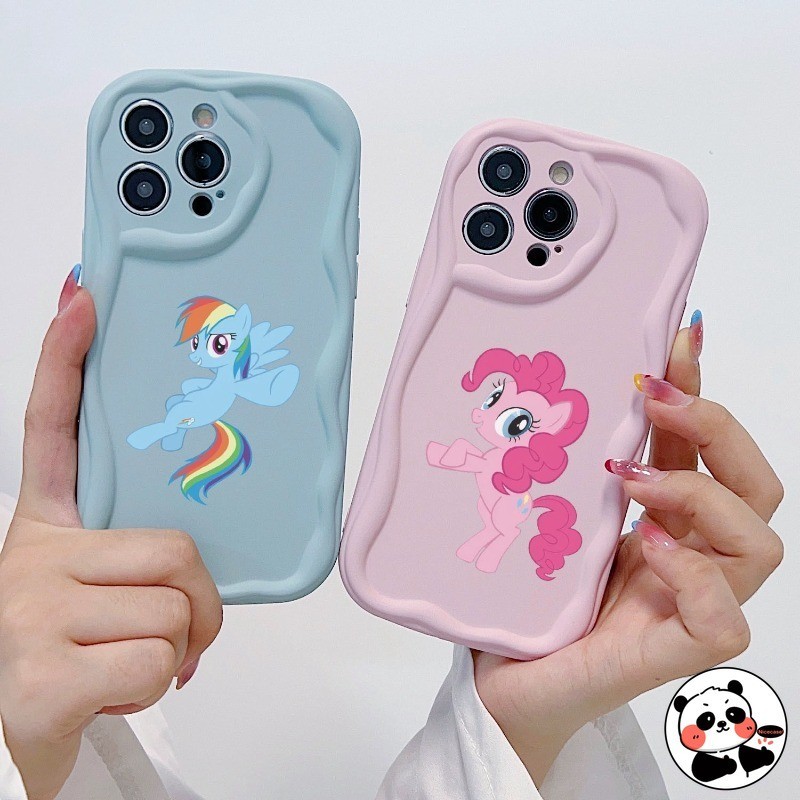 (My Little Pony) เคสโทรศัพท์มือถือ TPU นิ่ม ลายการ์ตูน Pinkie Pie Rainbow Dash น่ารัก สําหรับ Redmi Note 13 12 11 Pro Plus 12R 12S 11S 10 Pro Max 10s 10T 5G 4G