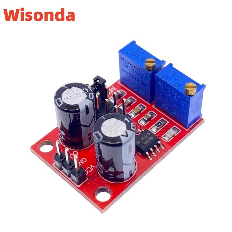 Ne555 โมดูลเครื่องกําเนิดสัญญาณคลื่นความถี่ 10kHz -200kHz สําหรับ Arduino DIY