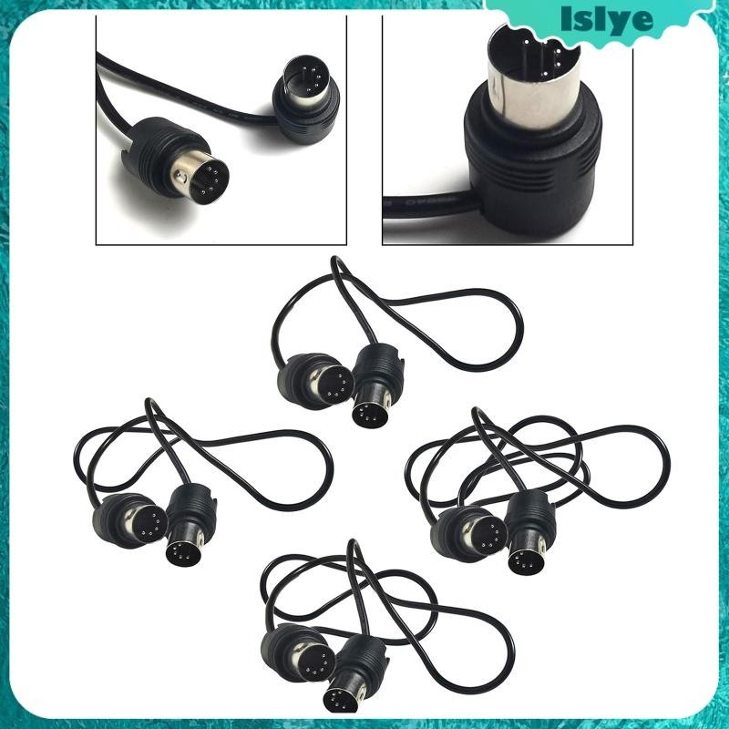 [Lslye] สายเคเบิลต่อขยายเสียงเปียโนไฟฟ้า MIDI คีย์บอร์ดการ์ดแปลง MIDI กีตาร์ MIDI ตัวผู้เป็นตัวผู้