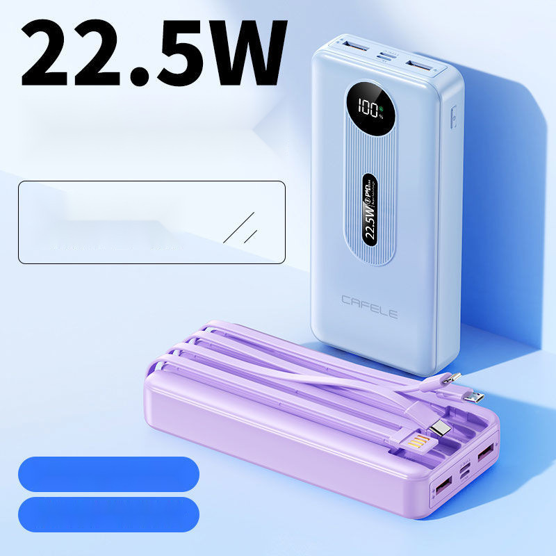 พาวเวอร์แบงค์20000 mAh พาวเวอร์แบงค์22.5w ชาร์จเร็วสุดความจุสูง