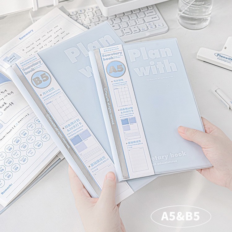 2024 Planner / Year Planner 2024 Plan With Milky Collection