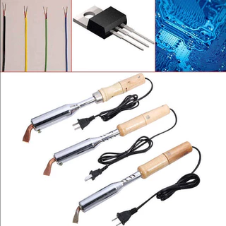 MOVATEK หัวแร้งบัดกรี 200W 220V หัวแร้งไฟฟ้า Heavy Duty เครื่องเชื่อมเหล็กด้วยปลายทองเหลืองหัวแร้ง