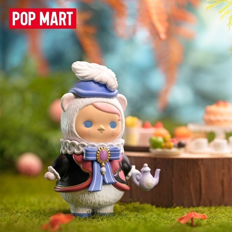 [ของแท้อย่างเป็นทางการ] Pucky PUCKY Elf Animal Tea Party Series POPMART เทรนด์สร้างสรรค์
