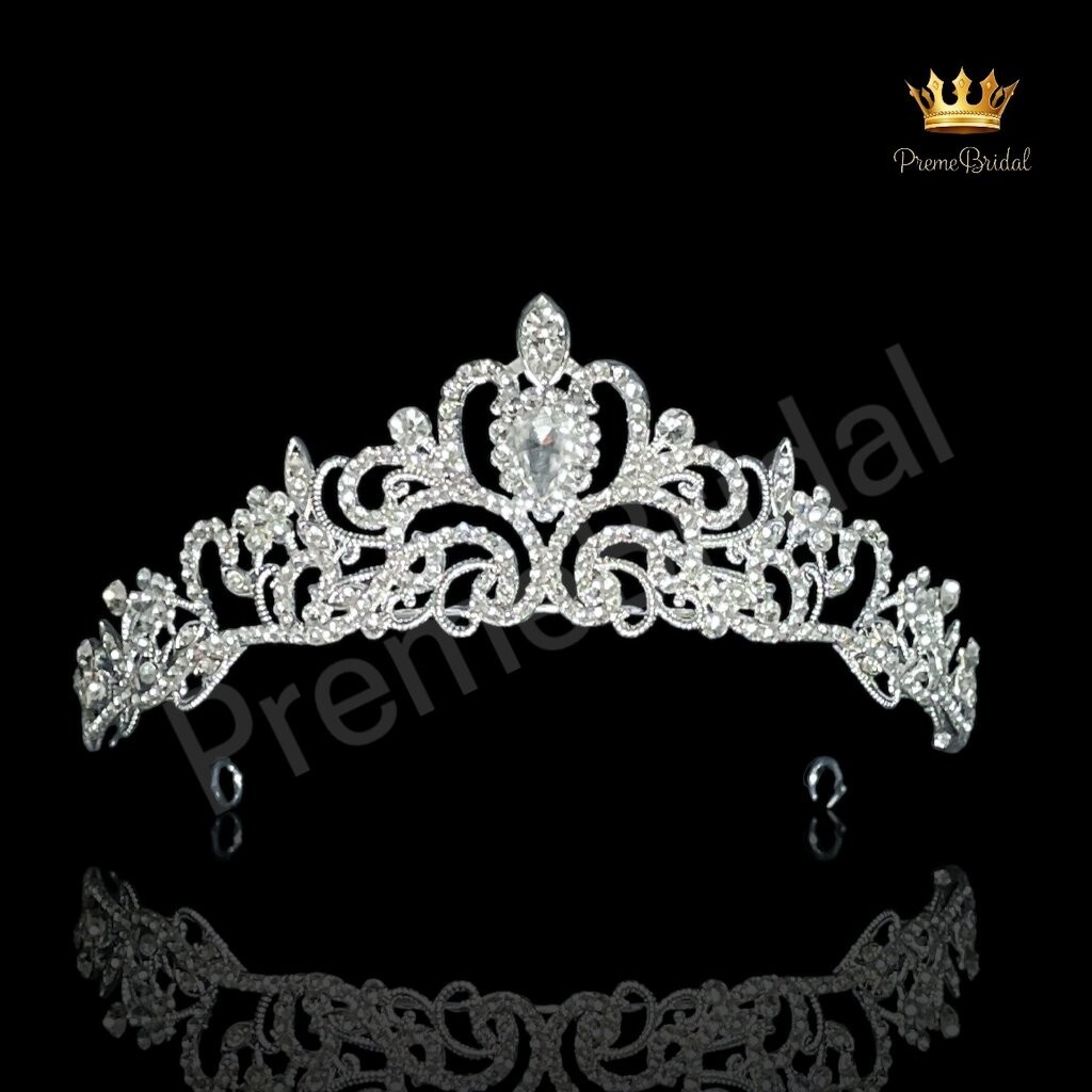 (พร้อมส่ง) เทียร่า 419 มงกุฎเพชร ครึ่งหัว งานสวย ปราณีต QCเพชรทุกเม็ด สินค้าพร้อมส่งจากไทย