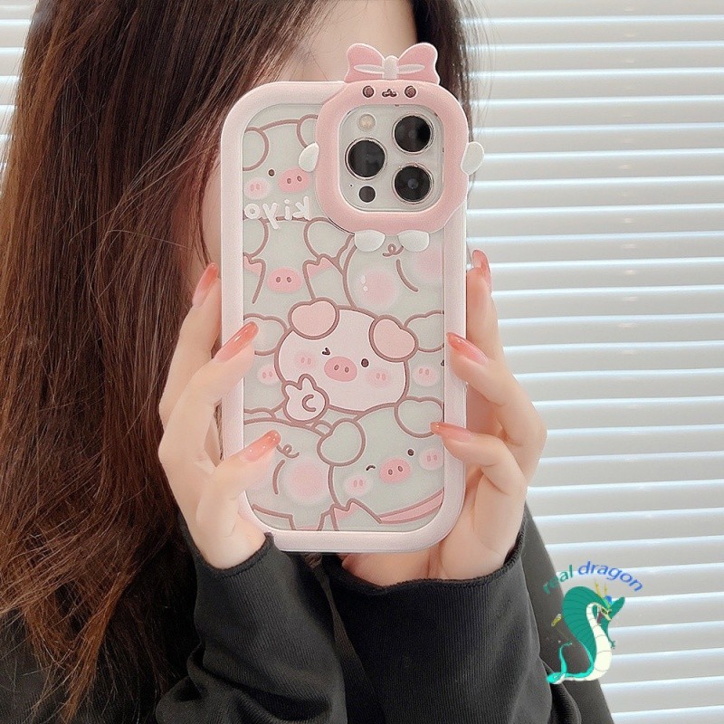 ลูกหมูสีชมพู Samsung S23 U1tra S23 S20 A03s A02s A04s A12 A13 A52s A53 A24 A31