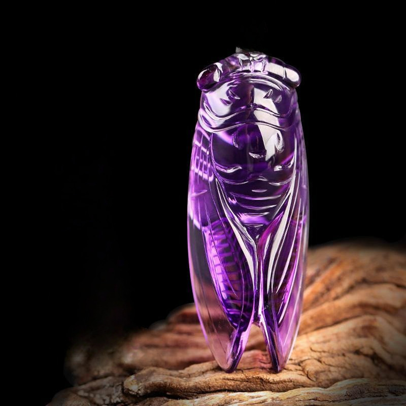 Amethyst Knows Cicada Blockbuster เครื่องประดับ Cicada จี้ผู้ชายผู้หญิงสไตล์เดียวกัน